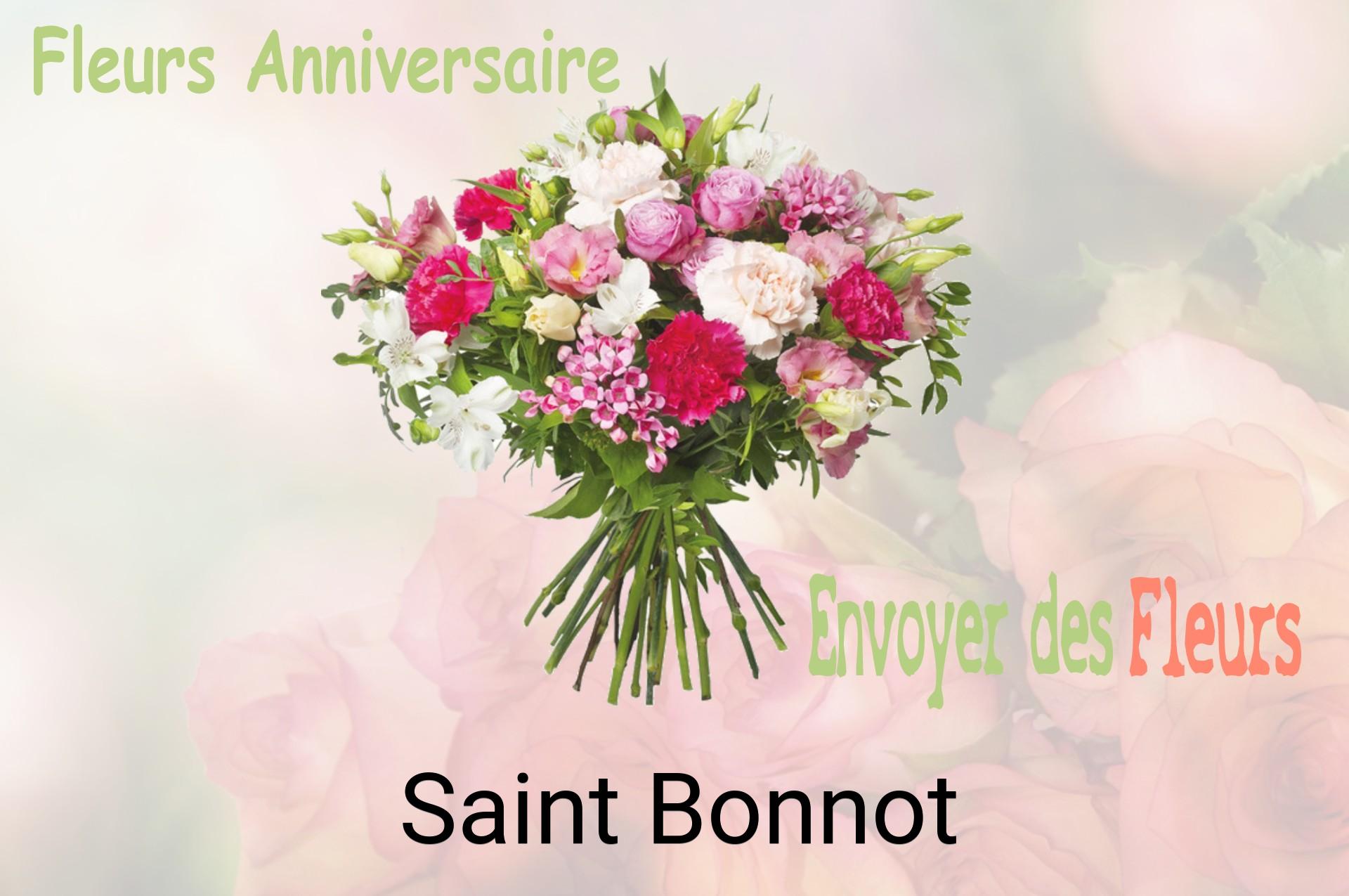 Bouquet de fleurs d’anniversaire livré à Saint-Bonnot